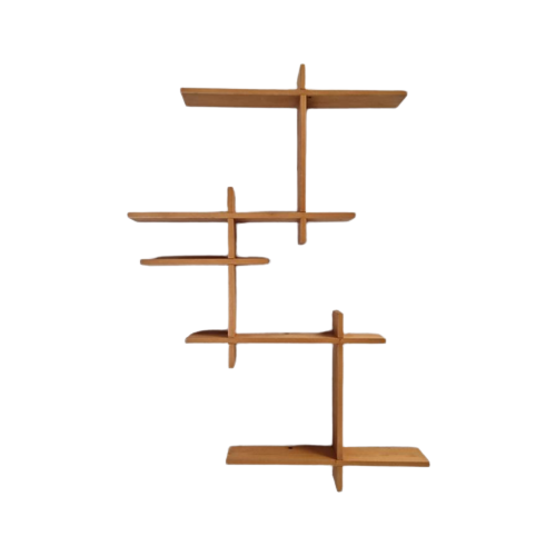 Vintage Muur Rekje Hout Mid Century Design | Overige accessoires | Reliving