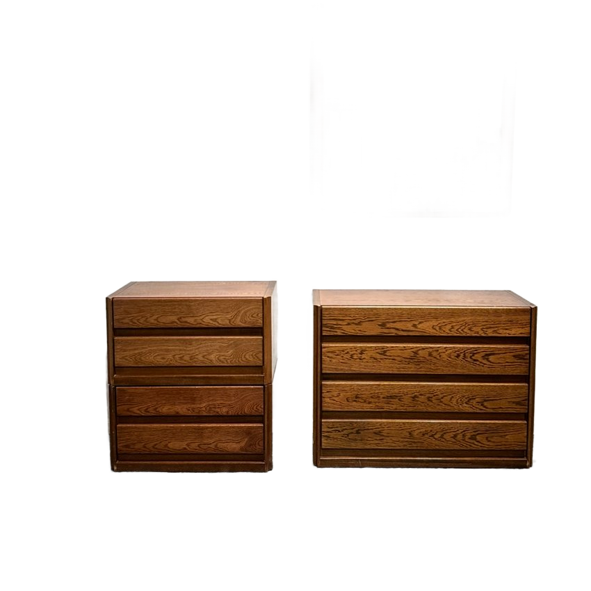 Vintage Wengé Slaapkamer Set image 1