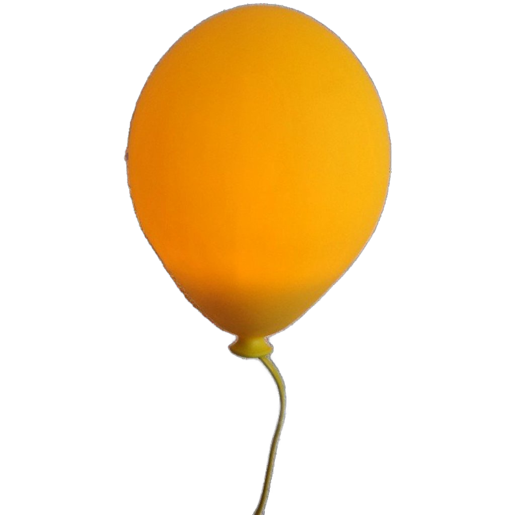 Vintage IKEA Drömminge Luchtballon Ballon Lamp Wandlamp Geel image 1