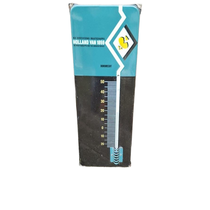Oude Originele Emaille Reclame Thermometer Nv Verzekeringen. image 1
