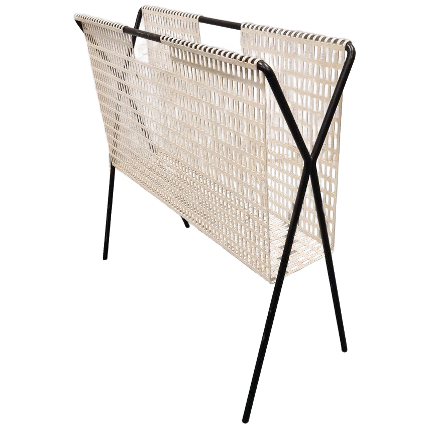 Vintage Lectuurrek Krantenbak Pikastro Stijl Fifties Design image 1