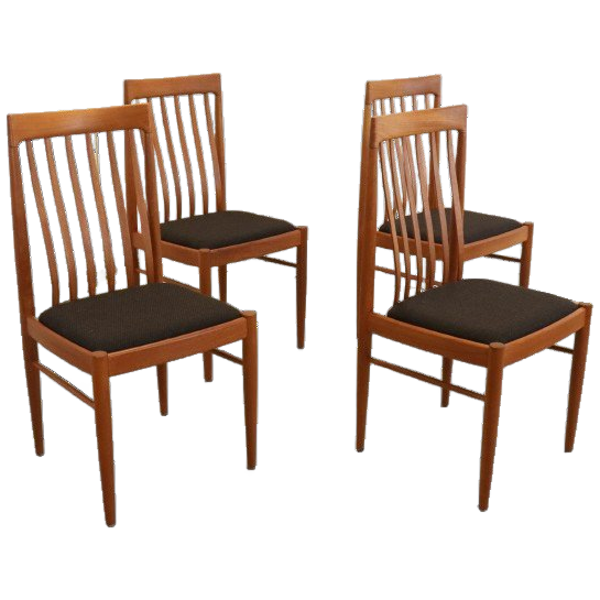 Set 4 Bramin Eetkamerstoelen Stoelen Gestoffeerd Vintage 'halgarde' image 1
