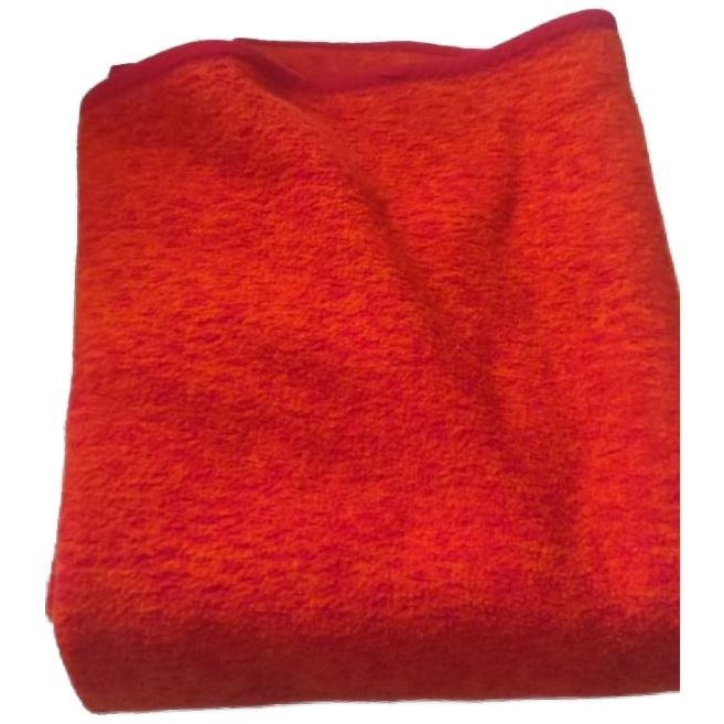 Vintage Dralon Deken Oranje Rood image 1