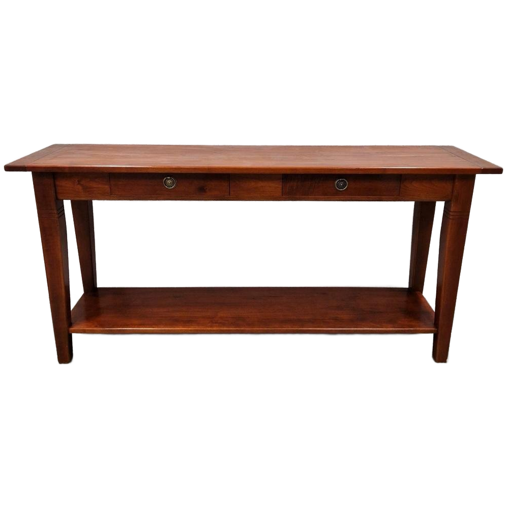 Klassieke Noten / Kersen Vintage Sidetable Dressoir Ladekast image 1