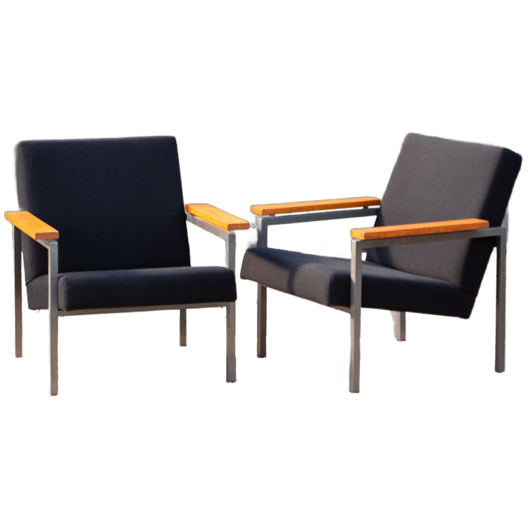 Gijs van der Sluis Model 30 | Vintage Design Stoelen | Stof image 1