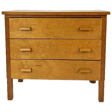 Zweedse Vintage Berken Fineren Ladekast Saraby image 1