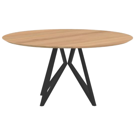Studio Henk Eettafel 150 Cm Rond Eiken Butterfly | image 1