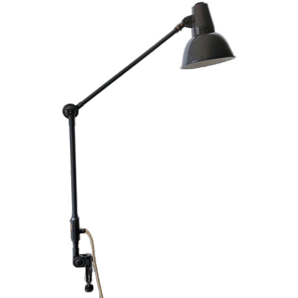 Vintage Bureaulamp Klemlamp image 1