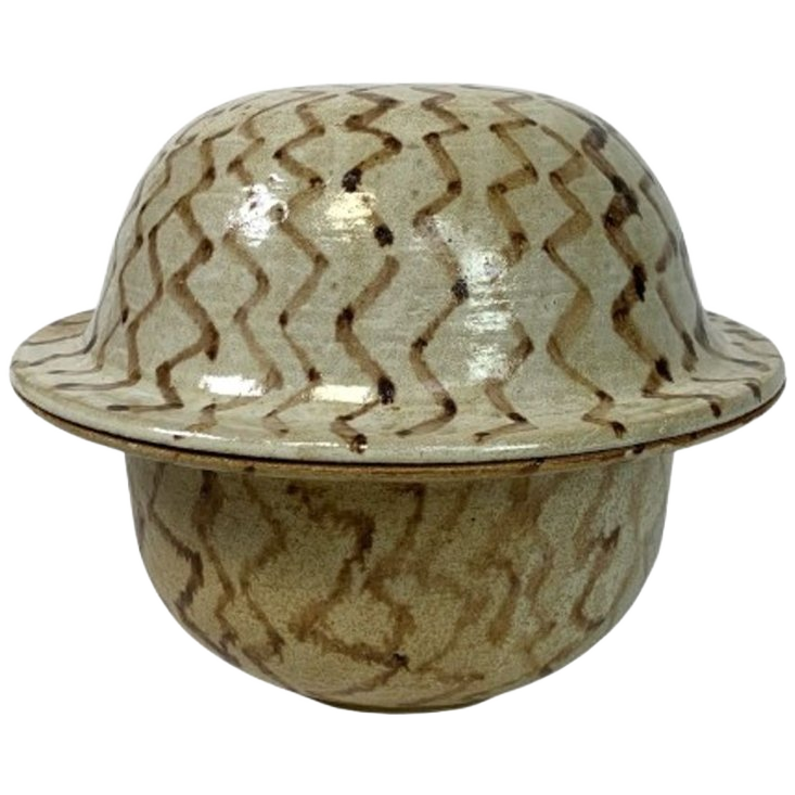 Keramische Pot Met Deksel Johan Van Loon, 1975 image 1