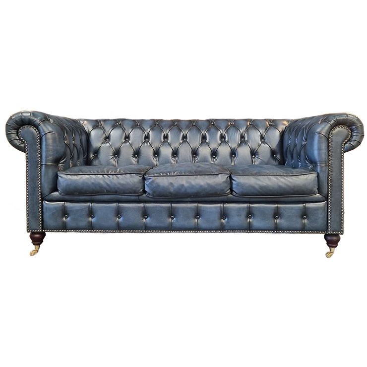 Chesterfield Ingleton 3-zits - Antiek Blauw image 1