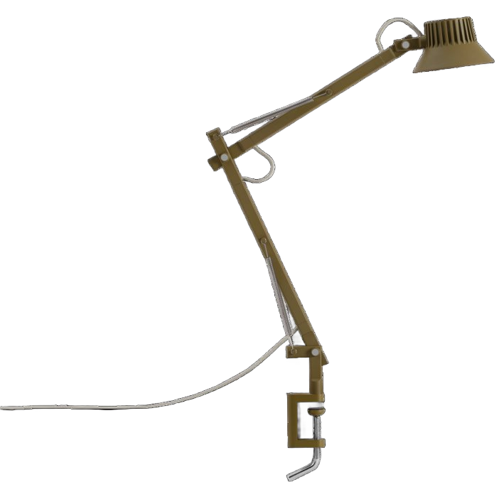 Muuto / Dedicate Table Lamp / Clamp / Brown Green image 1