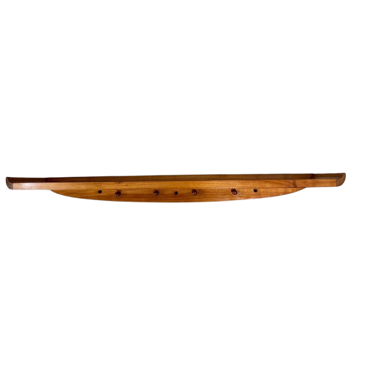 Vintage Wandplank Met Kapstok image 1