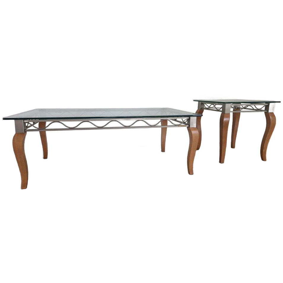 Pierre Vandel Postmoderne Salon Tafel En Bijzettafel image 1