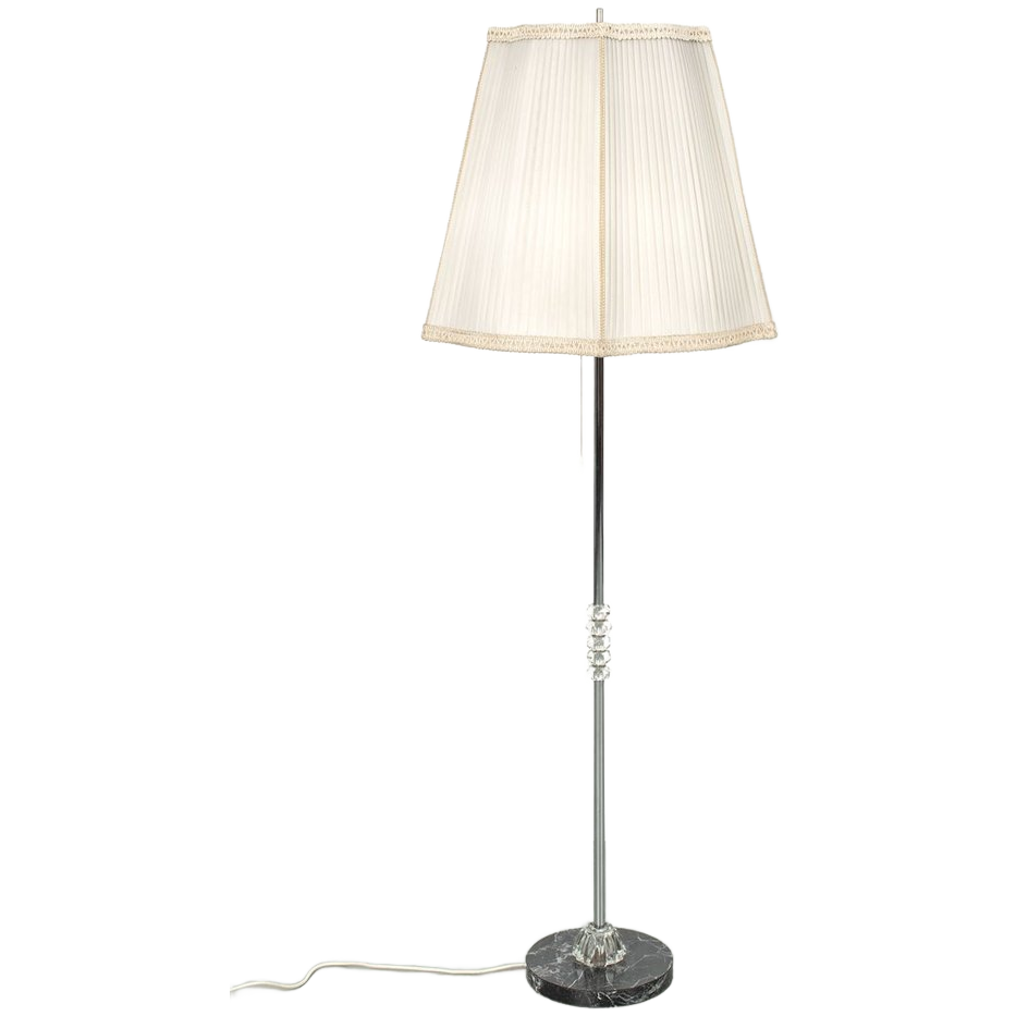 60’s Vloerlamp Met Marmeren Voet image 1