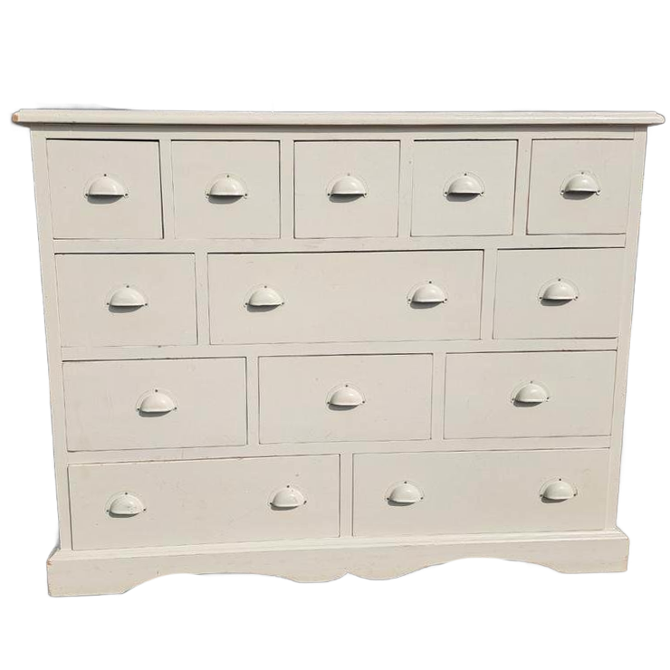 Wit Grenen Ladekast Commode 13 Lades image 1