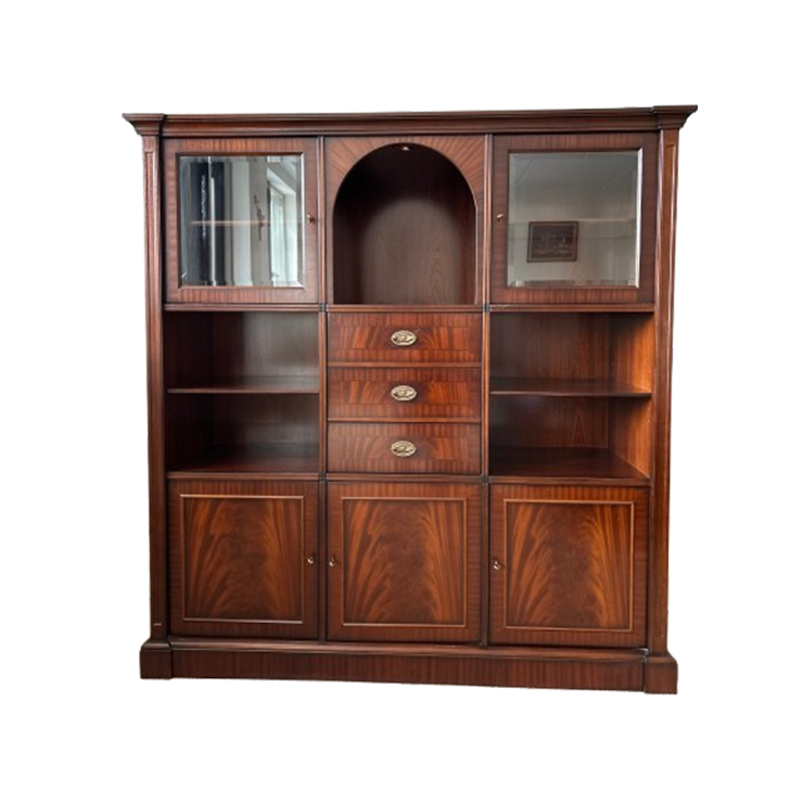 Vitrine Kast Mahonie image 1