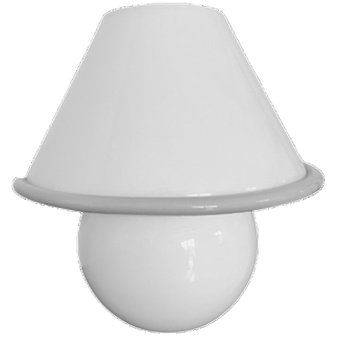 Vintage Glass Mushroom Lamp Vetri Murano 022 image 1
