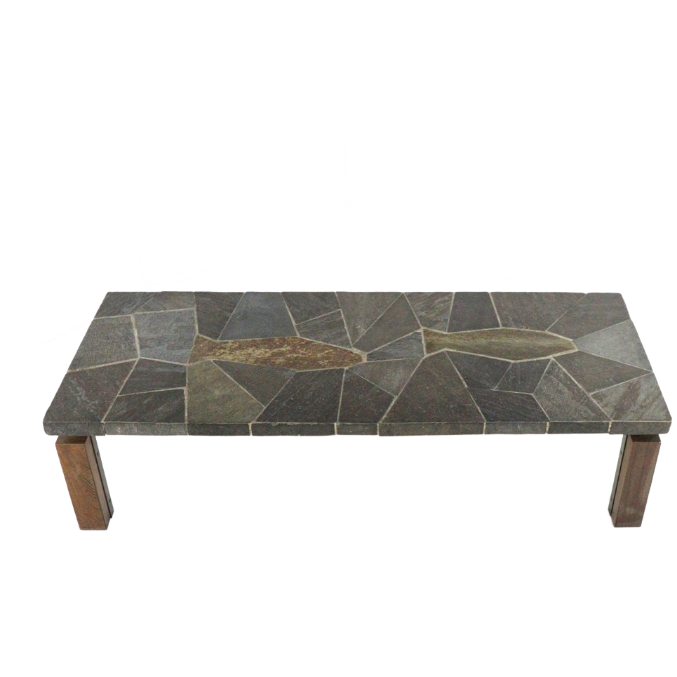 Vintage Salontafel Brutalist 'fish' image 1
