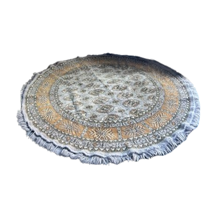 Vloerkleed Grey/beige Persian Look Rond Vintage image 1