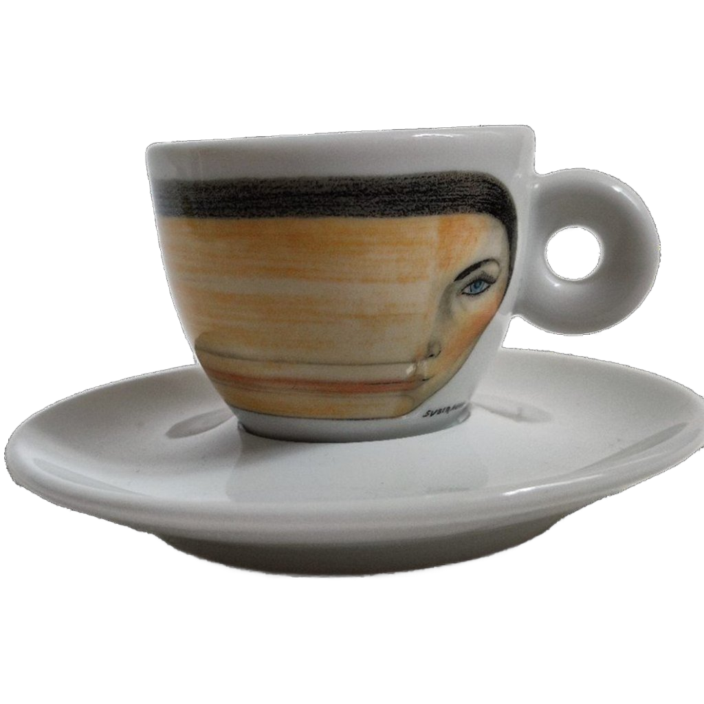 illy Collection 1998 Limited Edition Josep Maria Subirach Collectors Items Espresso Kop & Schotel image 1