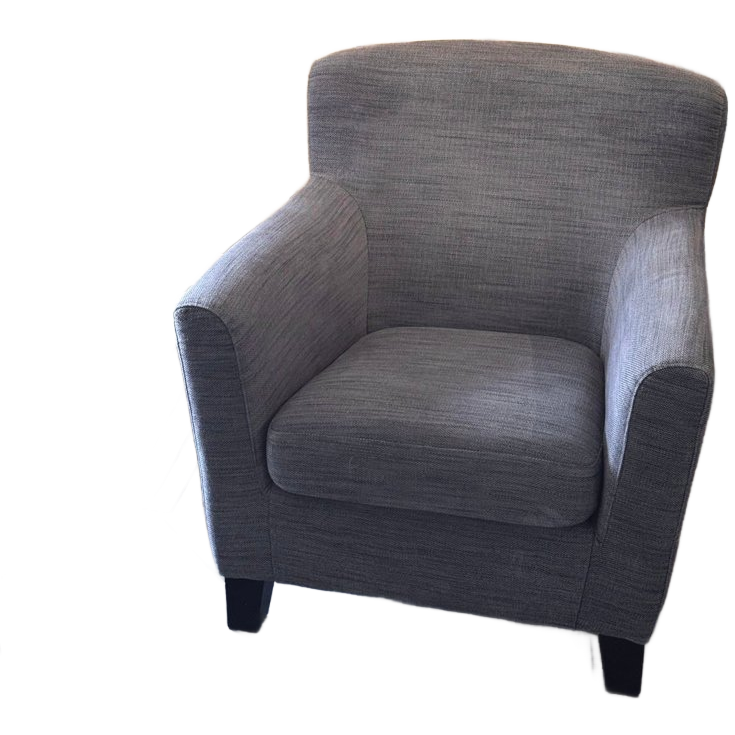 Donkergrijze Fauteuil image 1