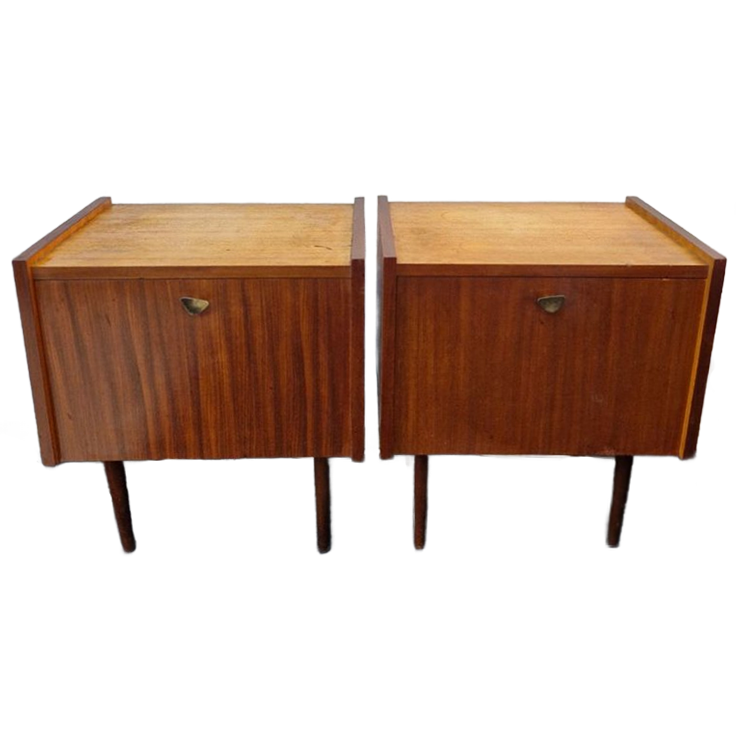Set Van Twee Vintage Nachtkastjes 70s image 1