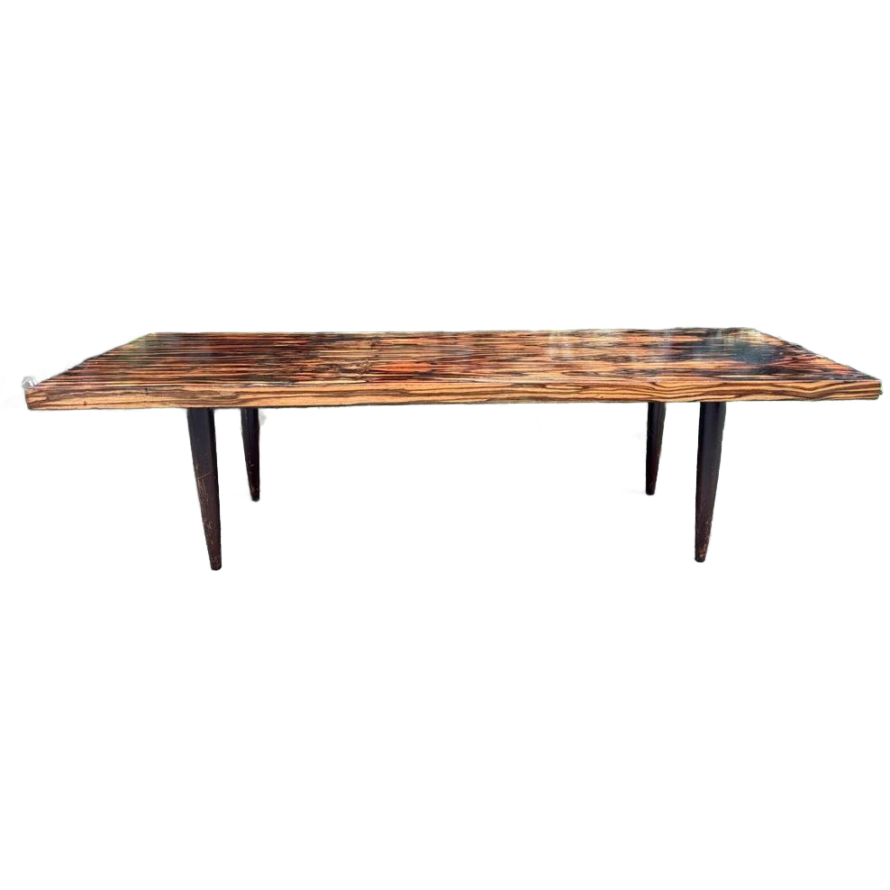 Macassar Ebbenhout Salontafel, Deens Design ‘50/‘60 Vintage image 1