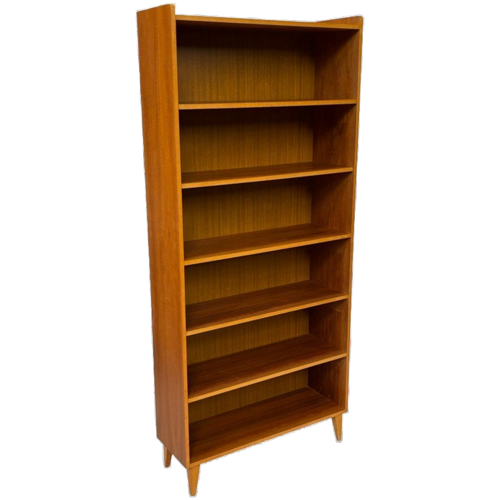 Vintage Teakhouten Boekenkast Deens Design Jaren 60 image 1