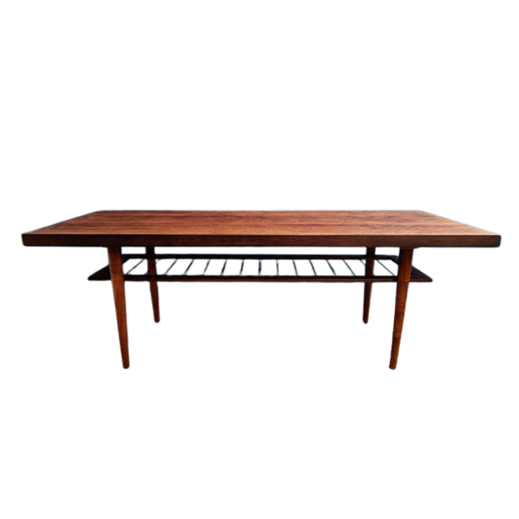 Vintage Palissander Salontafel, Jaren 60 image 1