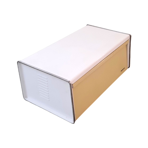 Pg33 – Broodtrommel – Brabantia Jaren 70 – Geel image 1
