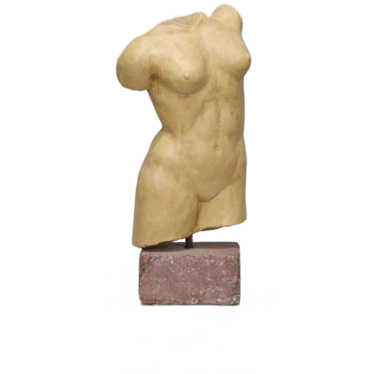 Sculptural Female Torso Signed Ac image 1