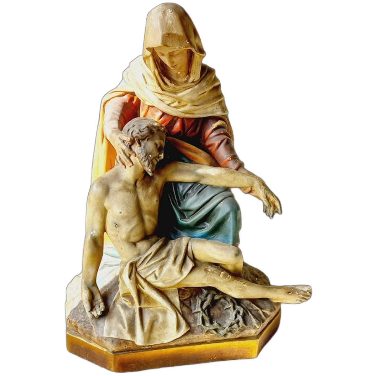 Groot Pieta Beeld Van Ch. Proost Sartini Antwerpen. image 1
