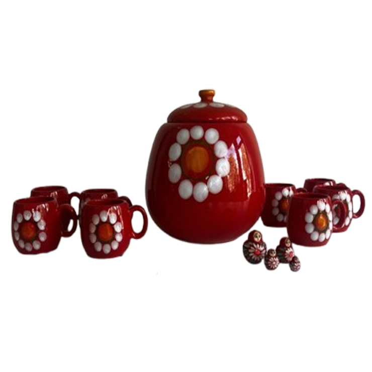 Punch Set 🍊 – Waechtersbach, West-germany Keramiek image 1