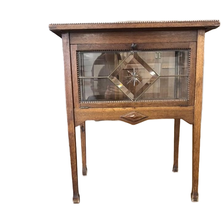 Vintage Glazen Vitrine / Etalage / Theekastje image 1