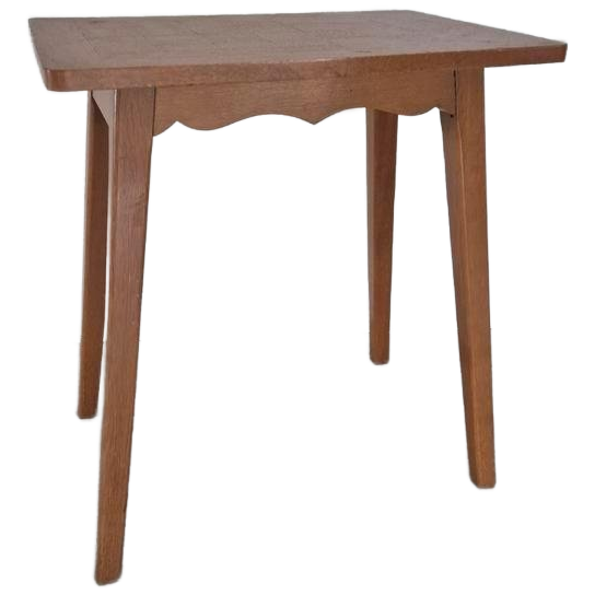 Vintage Tafel Met Ingelegd Blad image 1