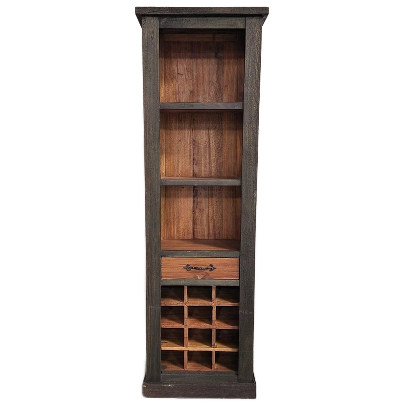 Houten Wijnkast Met Opbergruimte image 1