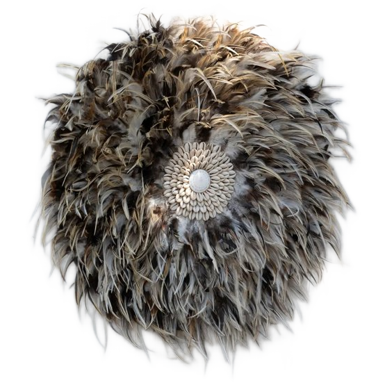 Bazar Bizar | De Coastal Juju Muurdecoratie - Grijs Bruin - M image 1
