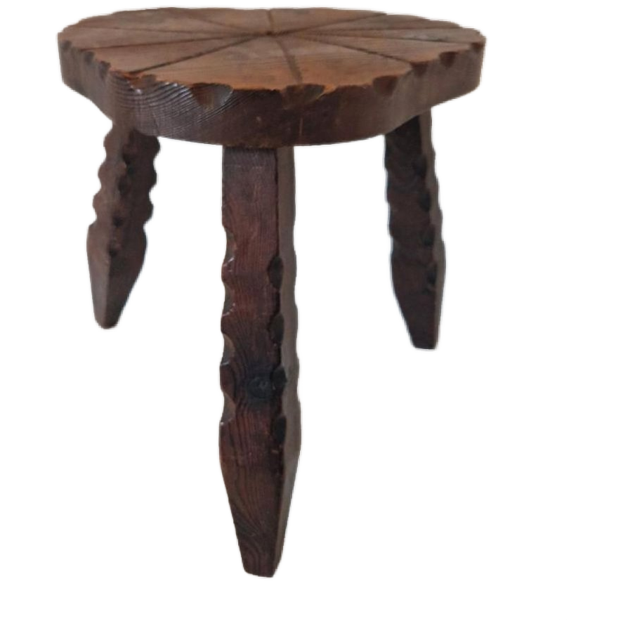 Vintage Krukje Brutalist Spaanse Kruk Plantentafel image 1