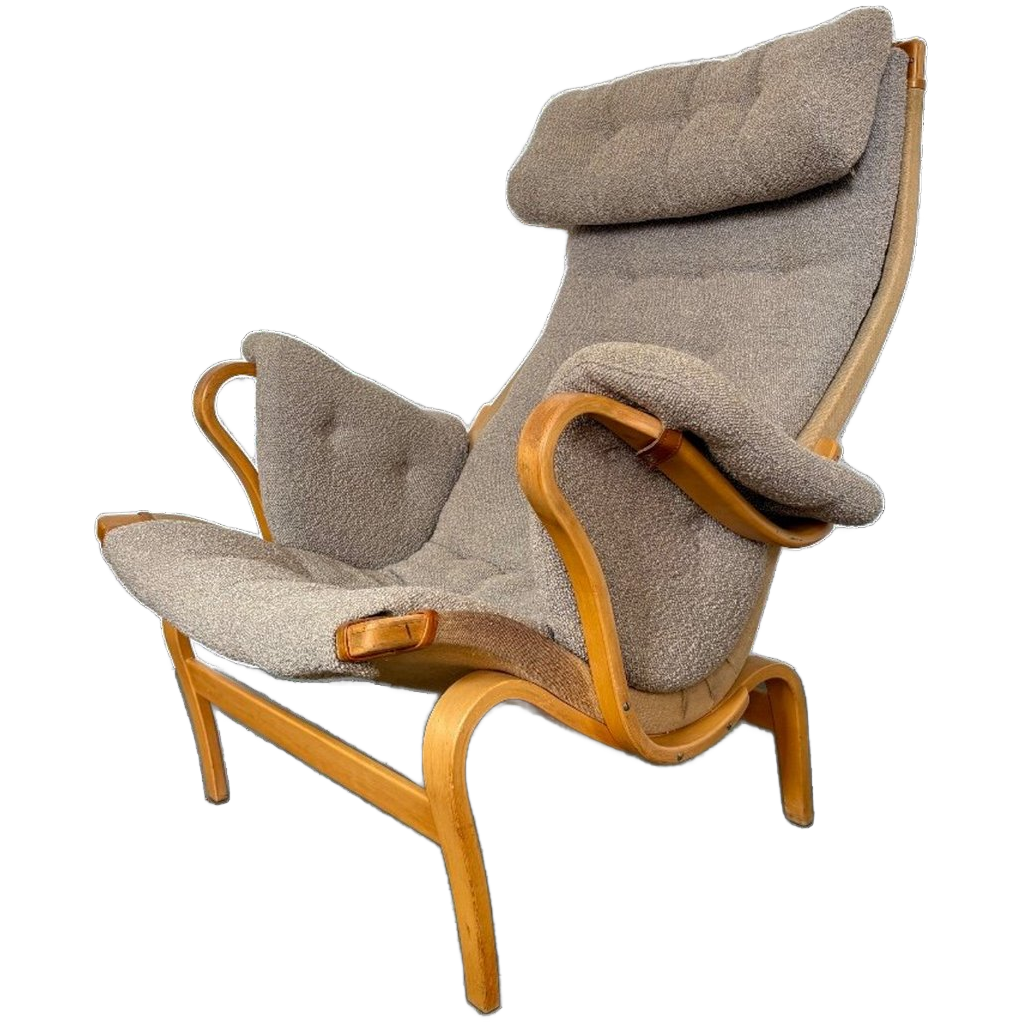 Pernilla Lounge Chair By Bruno Mathsson Sweden Dux image 1