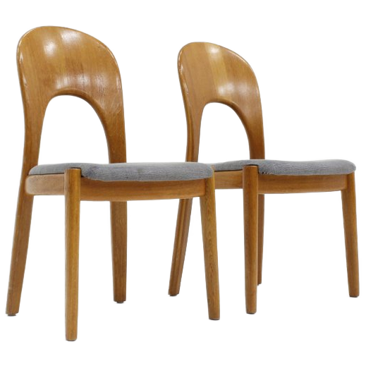 Vintage Deense Eetkamerstoelen Van Niels Koefoed Voor Koefoeds Hornslet, Set Van 2 image 1
