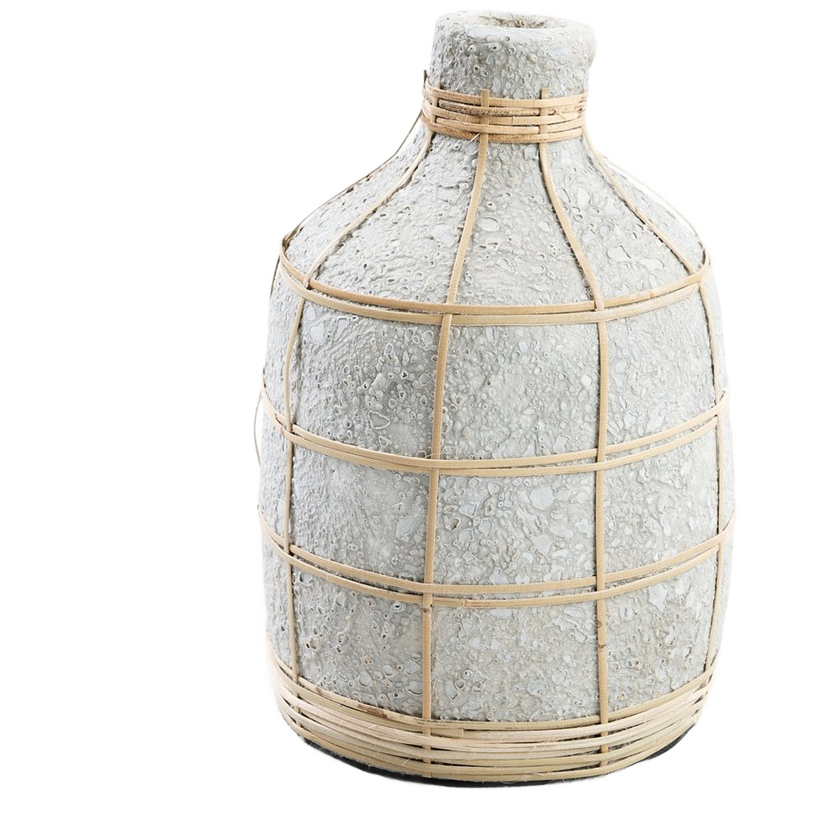 Bazar Bizar | De Whoopy Vaas - Betonnatuur - M image 1