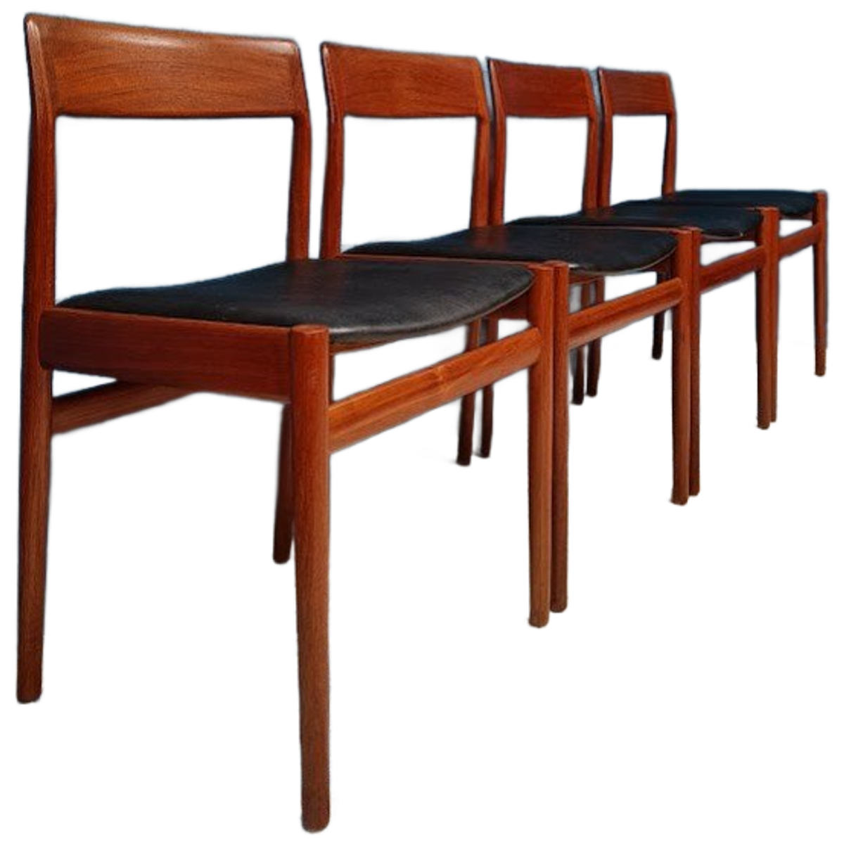 4x Vintage Deens Design Stoelen, Jaren '60 image 1