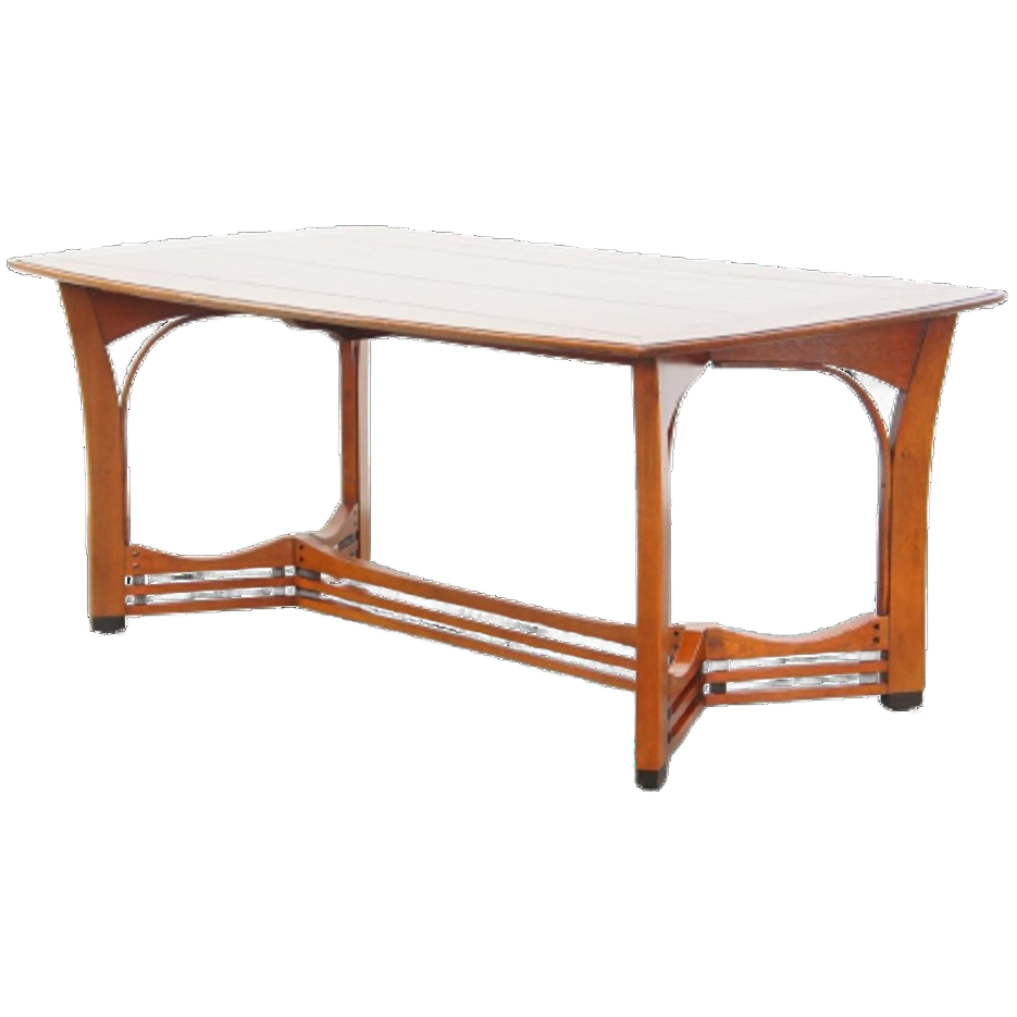 Zeer Mooie 4 Tot 6 Persoons Art Nouveau Design Eetkamertafel Van Schuitema Met Prachtige Details image 1