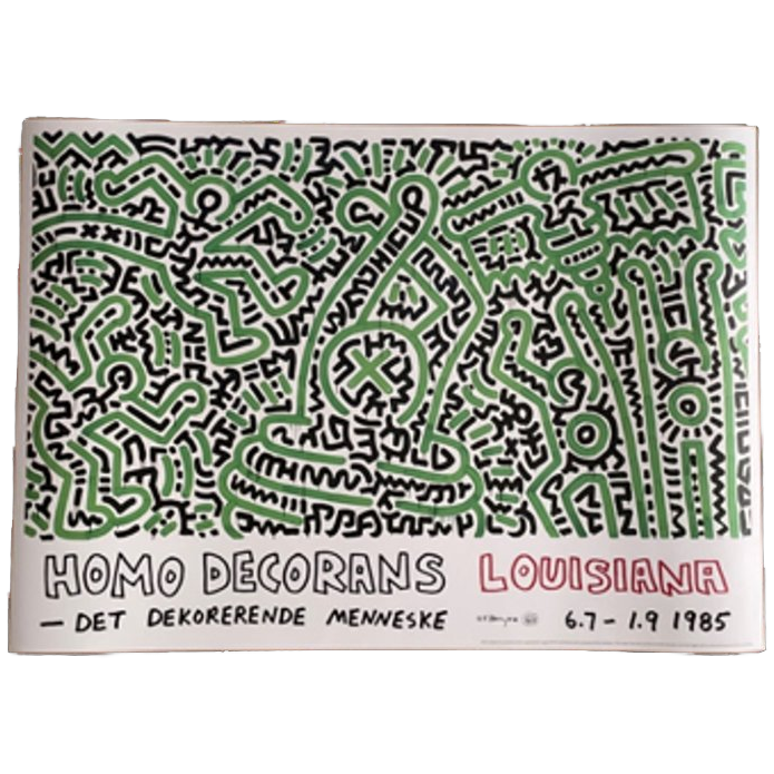 Keith Haring (1958-1990), Homo Decorans,1985, Anniversary Louisiana Archive, 2018 image 1