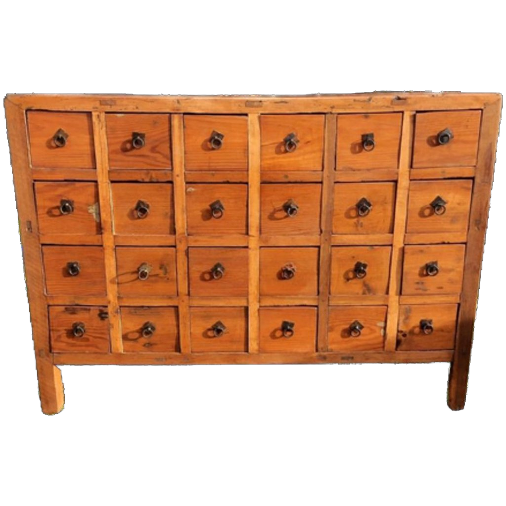 Oude Chinese Ladenkast / Apothekerskast image 1