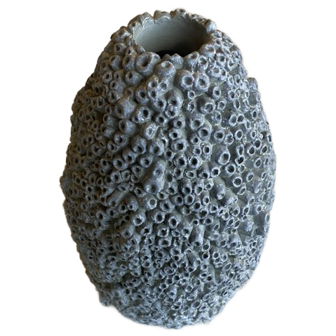 101 Copenhagen | Beehive Tall Vase, Petit - Dark Grey image 1