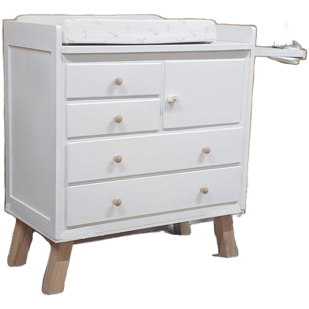 Vintage Commode In De Grondverf – Kleur Naar Wens image 1