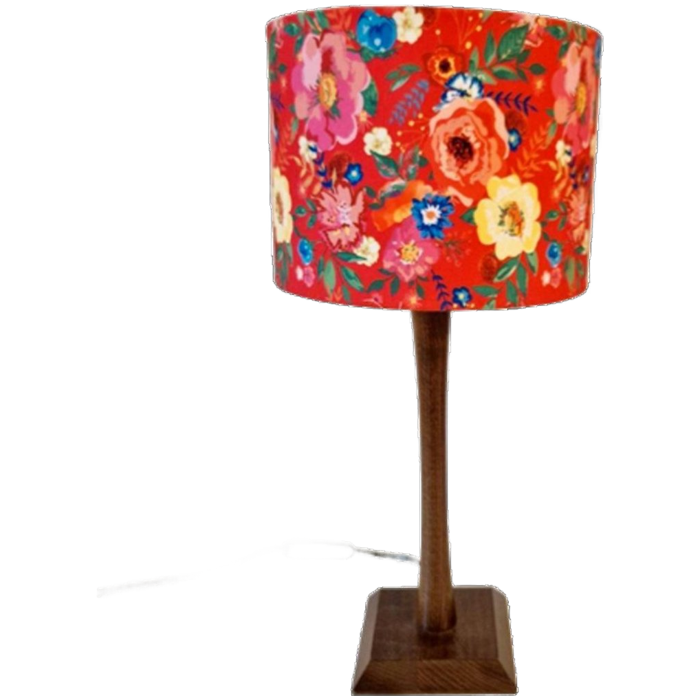 Retro Schemerlamp Bloemen Lampje image 1