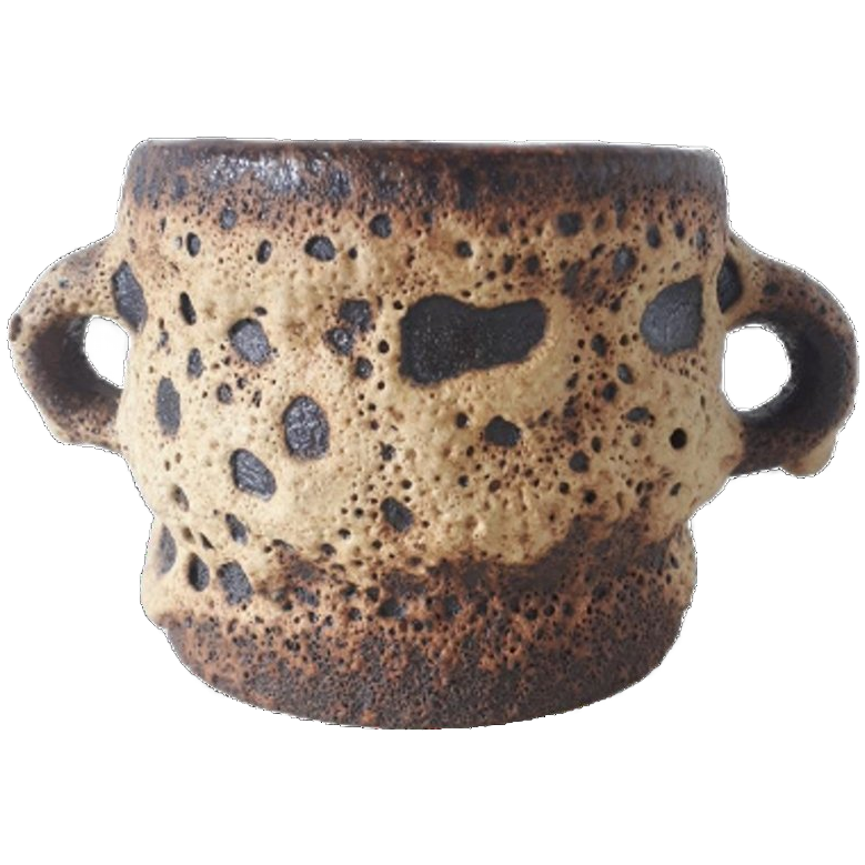 * Vintage Bloempot Lava Pot Fat Lava Retro Pot Jaren 70 image 1