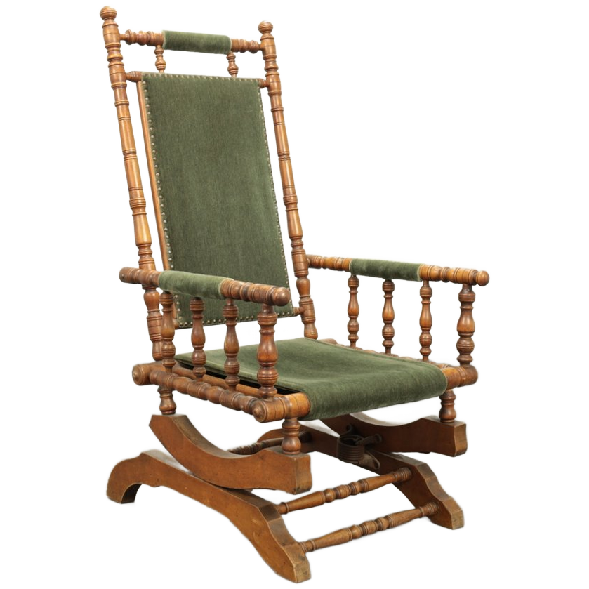 Victorian Rocking Chair, Ca 1920s image 1